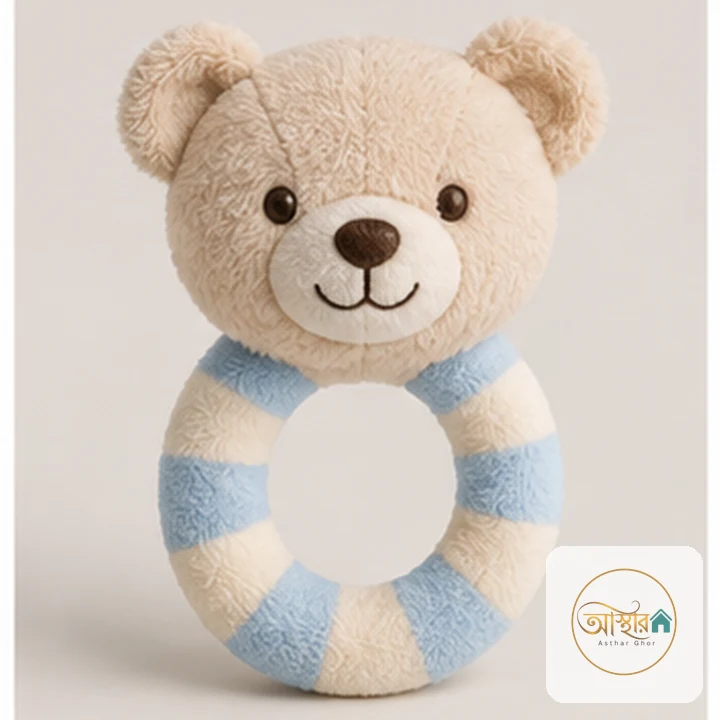 Soft Plush Baby Rattle