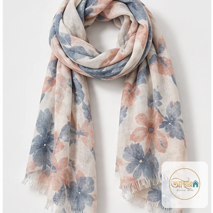 Lightweight Printed Scarf