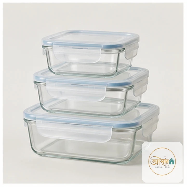 Glass Food Container Set