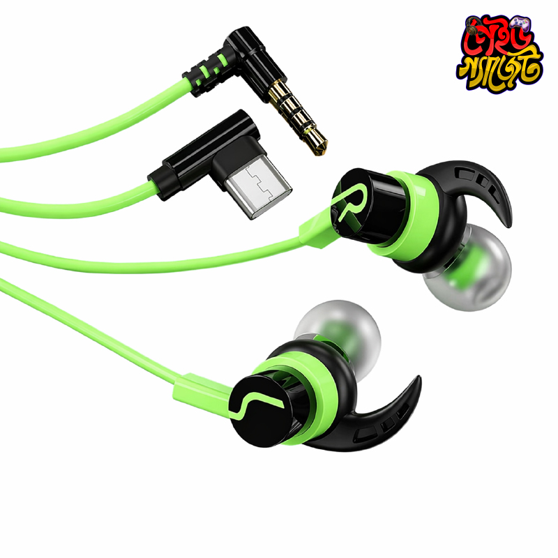 Black Shark Gaming Earphones with Microphone | Wired In-Ear PUBG Headset